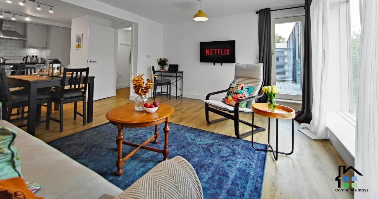 Cambridge Stays Riverside 2Br Flat-Walk To Centre-Parking-Balcony Luaran gambar